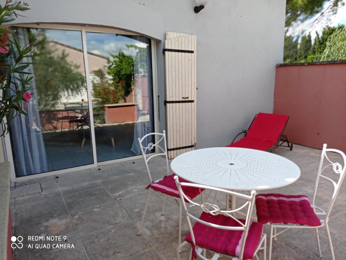 Studio Valreas Avec Piscine Exterior foto
