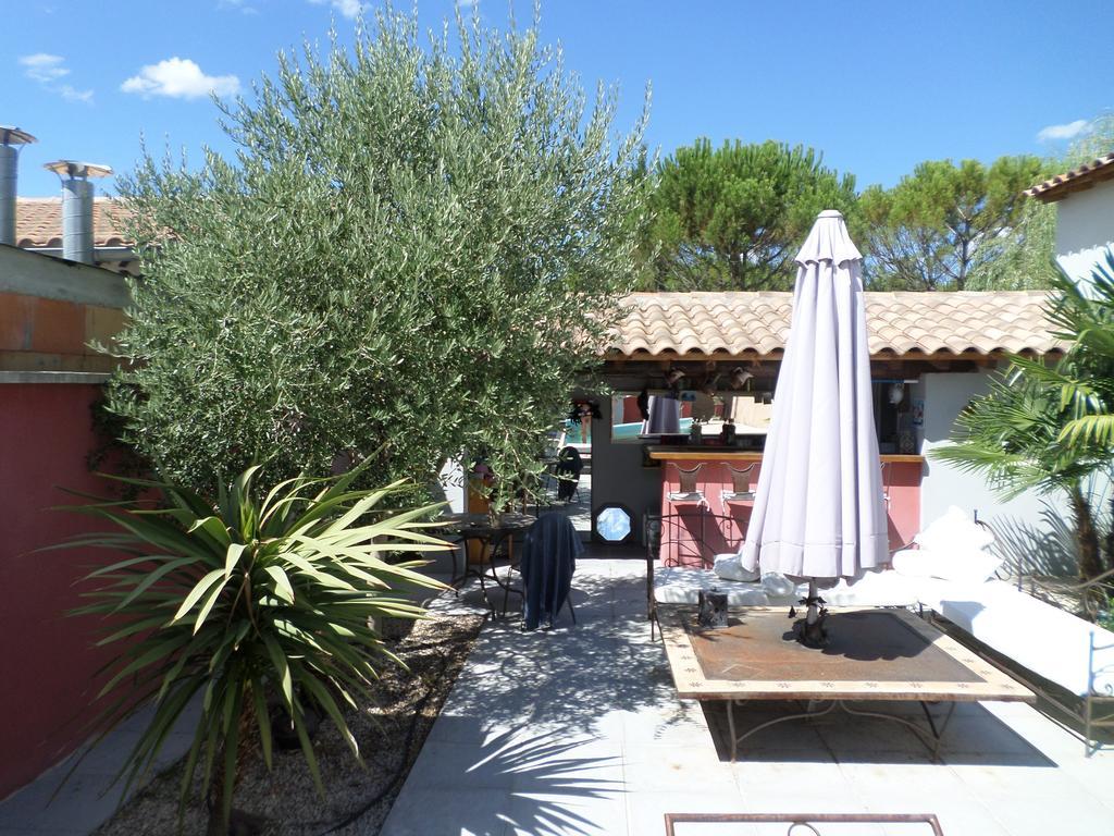 Studio Valreas Avec Piscine Exterior foto
